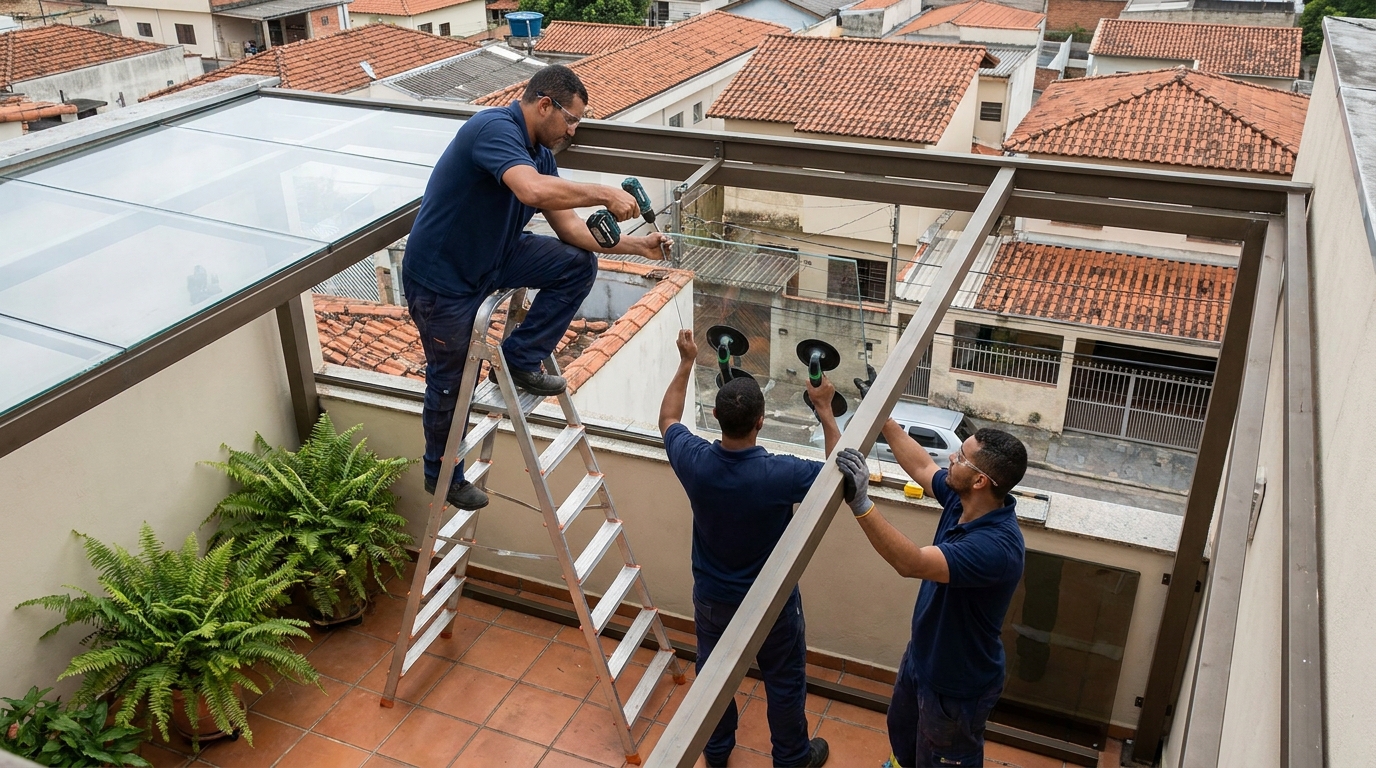 Cobertura de Vidro em Florianópolis‑SC